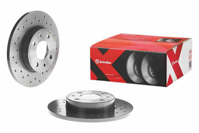 Brembo 08.5085.1X Brake Disc Front Straight 240.5 mm-Xtra Line-Xtra (Fiat Tempra Tipo Doğan SLX 2000) — Brake Rotors & Drums