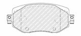 FERODO FDB5104 Front Brake Pads