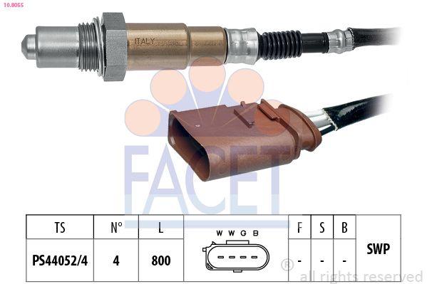 Facet 108055 Oxygen Sensor Opel Astra H/Zafira B A16XER — Oxygen & Air-Fuel