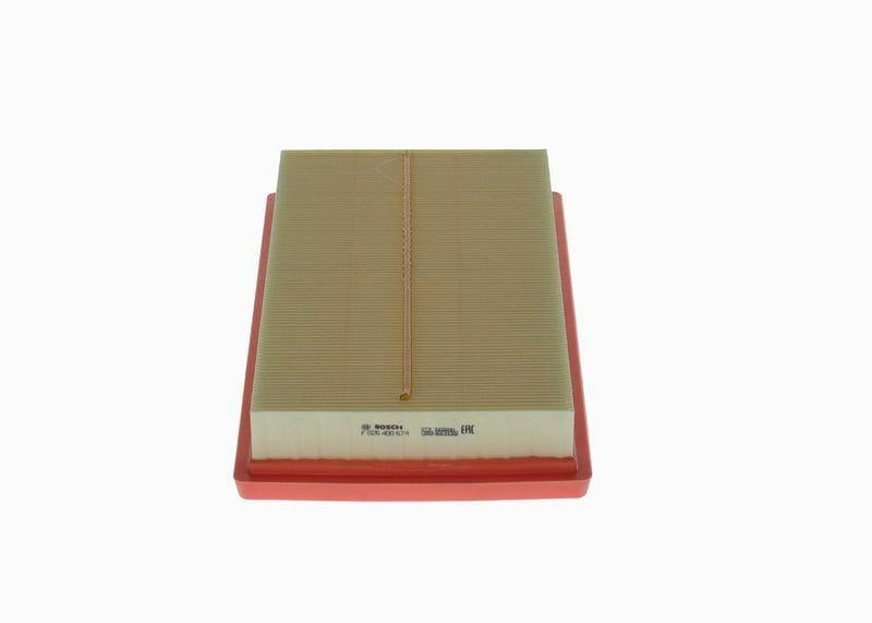 bosch air filter f026400674 front view, bosch air filter f026400674 dimensions, bosch air filter f026400674 in vehicle BOSCH F026400674 Air Filter - High-Quality Filtration for Vehicle Owners | 10.6 in x 5.9 in x 1.6 in BOSCH Air Filter F026400674 - High-Quality Filtration bosch, air-filter, vehicle-maintenance, high-quality-filtration, engine-performance, fuel-efficiency, automotive, ai-generated, car-parts, Hava Filtresi