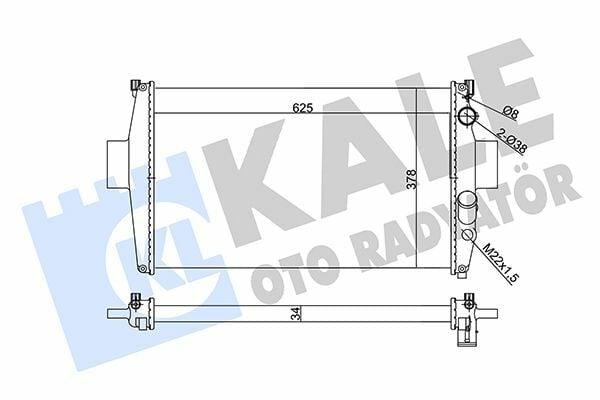 kale motor radiator for daily ii 2.5, kale radiator specifications, kale radiator dimensions and features Kale Motor Radiator for Daily II 2.5 | 1989-1996 Models | 625 mm Long Kale Motor Radiator for Daily II 2.5 (1989-1996) kale, motor-radiator, daily-ii, vehicle-owners, mechanics, automotive, car-parts, cooling-system, aluminum-radiator, ai-generated