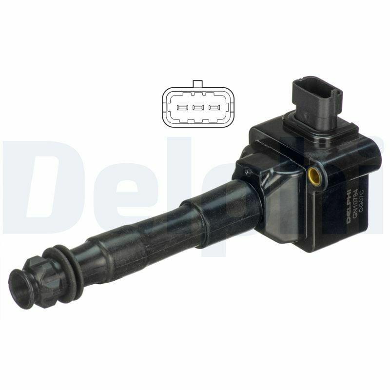 Delphi Ignition Coil GN10794-12B1 - Compatible With Porsche 911 Carrera, Cabriolet and 2 more models — Coils & Plugs