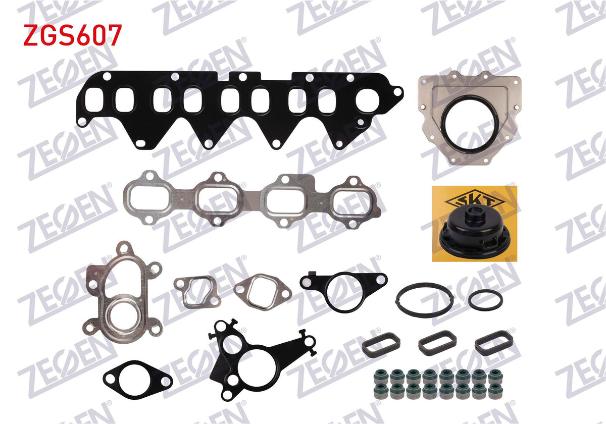 Zegen ZGS607 Motor Upper Set Gasket (Skc None) (Skt with Seal) Talisman-Traffic III 1.6 dCi Pair Turbo — Gaskets & Seals