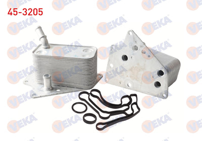 Veka 45-3205 Oil Cooler Single Opel Vectra C 1.9 CDTi 2002-2008 / Zafira B 1.9 CDTi 2005-2011 — Oil System
