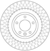 TRW DF6528S Rear Brake Disc for Land Rover - 350mm — Brake Rotors & Drums