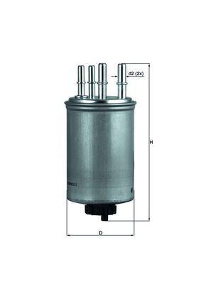 Mahle KL506 Fuel Filter Range Rover Sport/Discovery III-V 2.7 TD — Fuel Delivery
