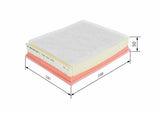 BOSCH Air Filter F026400052 - Compatible with Laguna III Latitude 1.5 dCi/2.0 dCi — Air & Cabin Filters