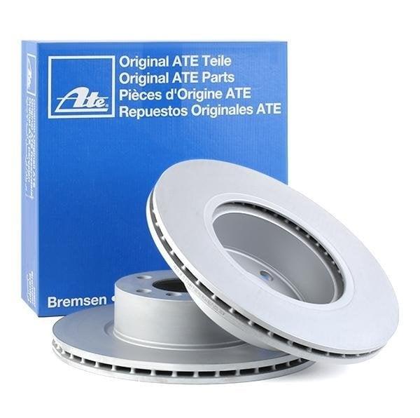 ate-front-brake-disc-set-bmw-f30, ate-brake-discs-installed-on-bmw-f30 ATE Front Brake Disc Set for BMW F30 320i - Quality Brake Upgrade for Car Owners and BMW Enthusiasts ATE Front Brake Disc Set for BMW F30 - 2 Discs ate, bmw-f30, brake-discs, front-brake-discs, car-owners, bmw-enthusiasts, car-parts, braking-systems, original-equipment, ai-generated