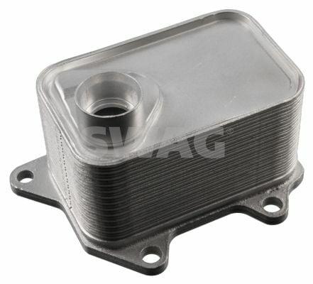 swag oil cooler product image, oil cooler specifications, compatible vw models SWAG Oil Cooler 30102853 - Compatible with VW Passat, Golf, Touran, Tiguan | Durable & Reliable SWAG Oil Cooler 30102853 for Volkswagen Models oil-cooler, vw-parts, engine-cooling, automotive-accessories, passat-parts, golf-parts, touran-parts, tiguan-parts, reliable-parts, ai-generated