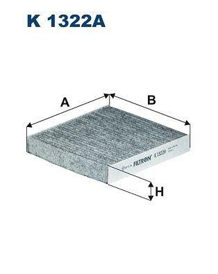 FILTRON K1322A Pollen Filter - Active Carbon Filter — Air & Cabin Filters