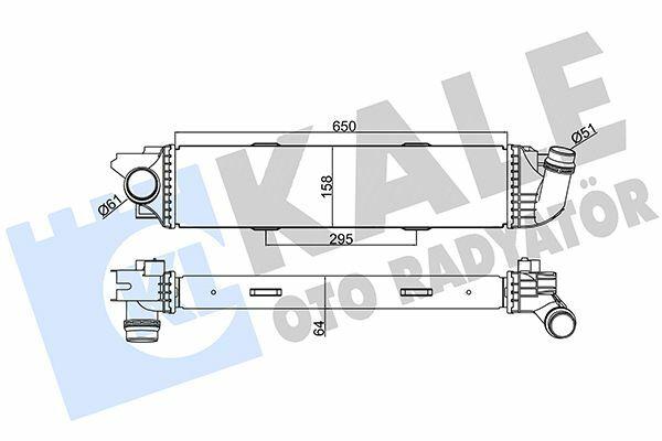 Kale 352480 Turbo Radiator Renault Trafic III Opel Vivaro B Fiat Talento Nissan Nv300 1.6 dCi 14> — Radiators & Fans