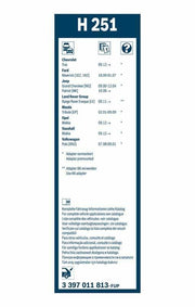 bosch-wiper-blade-rear-25cm-13-mokka-front-view, bosch-wiper-blade-rear-25cm-13-mokka-back-view BOSCH Wiper Blade Rear 25Cm - 13-Mokka for Car Owners Bosch Wiper Blade Rear 25Cm - 13-Mokka bosch, wiper-blade, rear-wiper, car-accessories, car-owners, vehicle-safety, visibility, easy-install, auto-parts, ai-generated