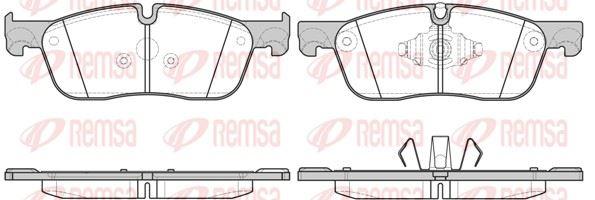 REMSA 1633.10 Brake Pad — Brake Pads