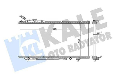 KALE Radiator for Mazda 323 (1995-1999) - 1.5-1.8L 16V — Radiators & Fans