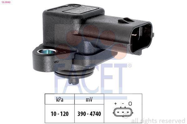Facet 10.3042 Air Pressure Sensor Alto 1,0 1994-2002-Grand Vitara 1.6-2.0 1998-2003-Grand Vitara 1.6 2005->