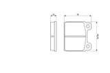 BOSCH Front Brake Pad - Alfa Romeo Spider & Mercedes Models — Brake Pads