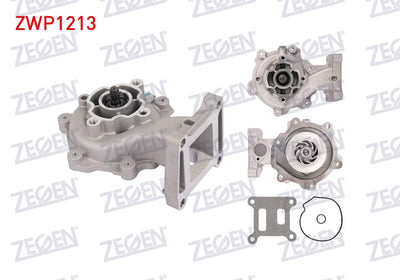 Zegen ZWP1213 Water Pump Ford Mondeo III 2.0 TDCi 2000-2007 — Water Pump & Thermostat