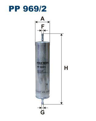 Filtron PP969-2 Diesel Filter Freelander I 2.0Td4 2001-06