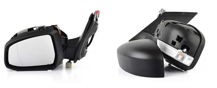 Spj E-2181 Ford Focus 2008-2011 Left Outer Rear View Mirror Electric with Turn Signal Primed Asph — Tail, Signal & Reflectors