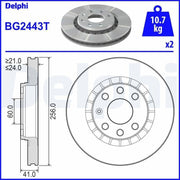 delphi bg2443t ventilated brake disk, technical specifications of delphi brake disk DELPHI BG2443T Ventilated Brake Disk for 96 Vectra B & Astra F 1.6 16V | 1 Piece DELPHI BG2443T Ventilated Brake Disk brake-disk, ventilated-brake-disk, delphi-bg2443t, car-parts, 96-vectra, astra-f, braking-system, mechanics-supplies, auto-parts, ai-generated