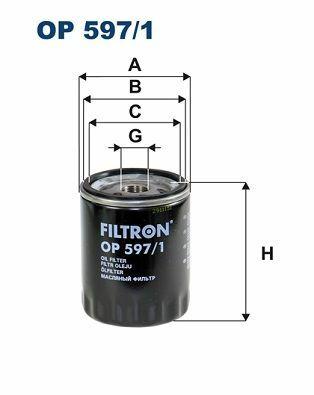 FILTRON OP597-1 Oil Filter for 13-Ma.6-Cx-3-Cx-5 2.0-2.2D AWD — Oil Filters