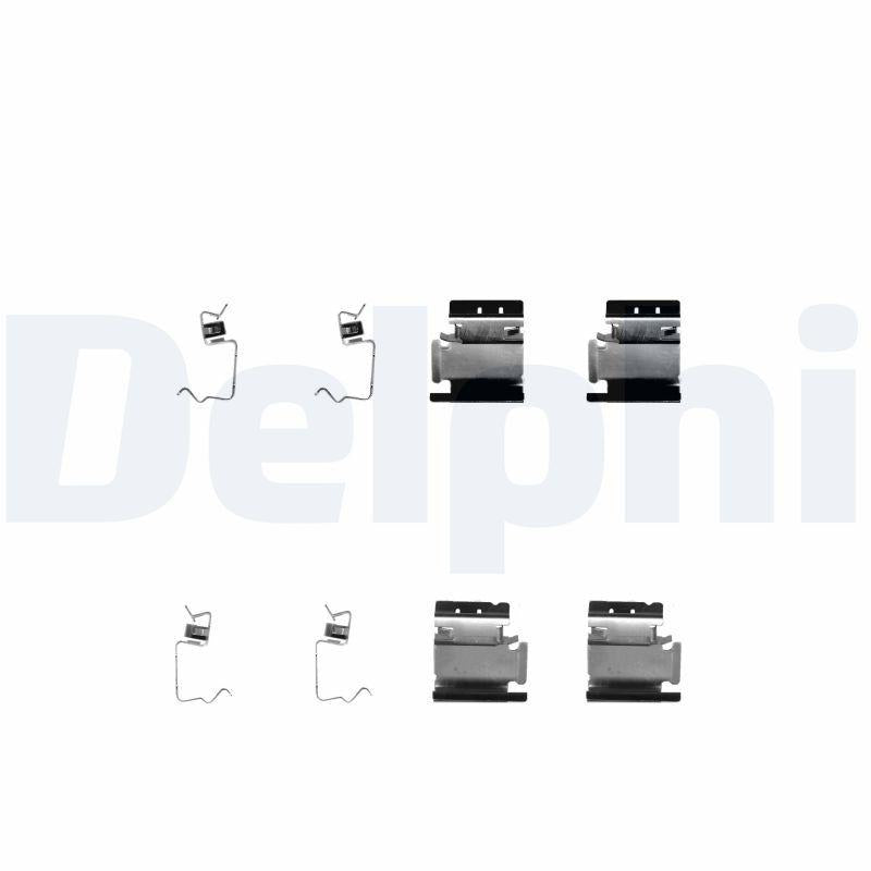Delphi LX0313 Brake Pad Spring Set Front Lp1610-1519 Kangoo-08 — Brake Pads