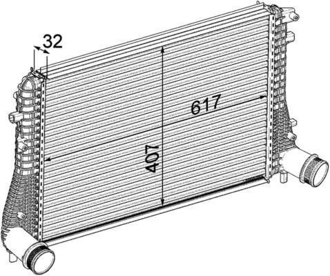 mahle turbo intercooler front view, mahle turbo intercooler technical specifications, mahle turbo intercooler installation guide MAHLE Turbo Intercooler CI207000P - Fits Caddy, Golf VI, Jetta, A3 | 1.6 TDI, 2.0 TDI MAHLE Turbo Intercooler for Caddy, Golf VI, Jetta, A3 mahle, turbo-intercooler, car-parts, vehicle-upgrade, caddy, golf-vi, jetta, a3, engine-performance, ai-generated